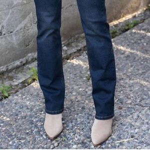 NEW GRACE & LACE barely boot denim jean in dark wash sz 10